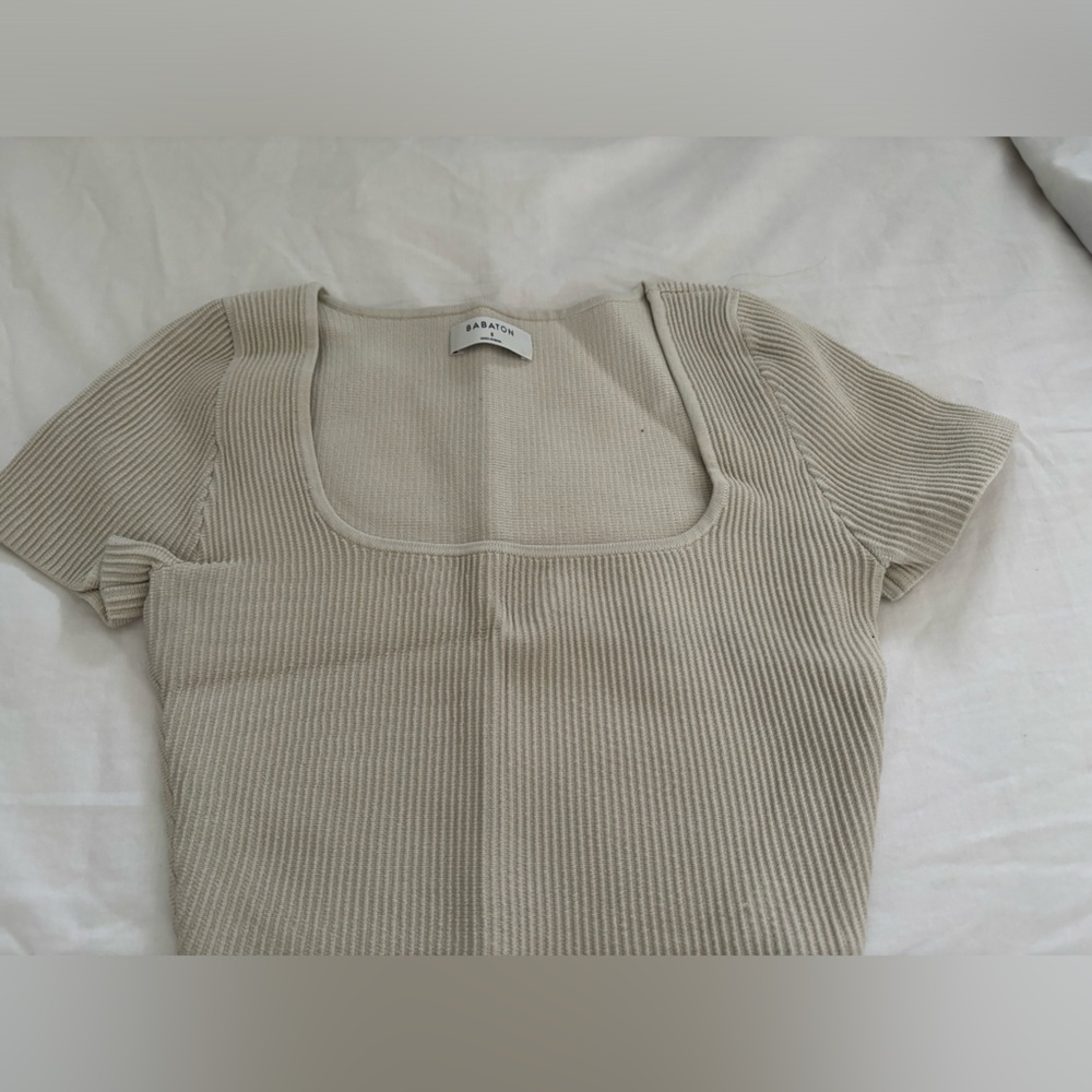 Artizia sculpt knit top